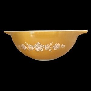 Pyrex Butterfly Gold Cinderella 4 Qt Mixing Bowl 444